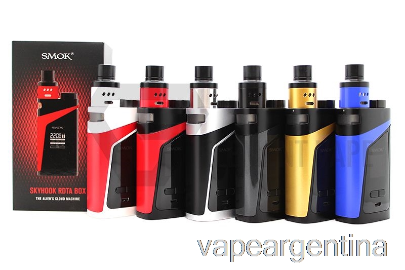Smok Skyhook Rdta Box 220w Kit Vape Negro/oro Descartable